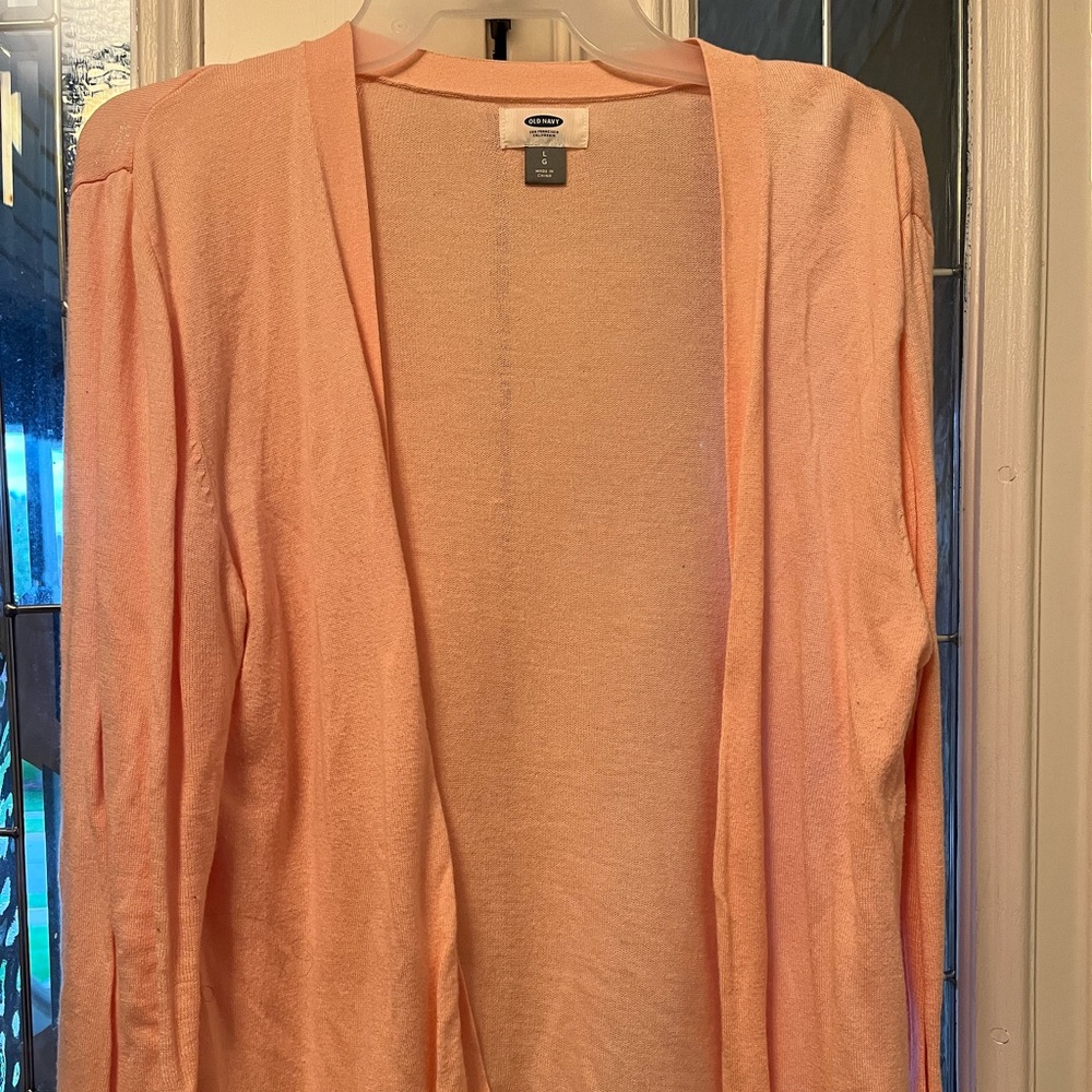 Old Navy light pink cardigan size L in perfect condition